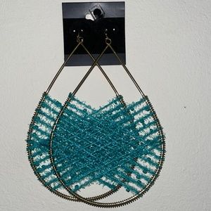 Gold & Turquoise Earrings